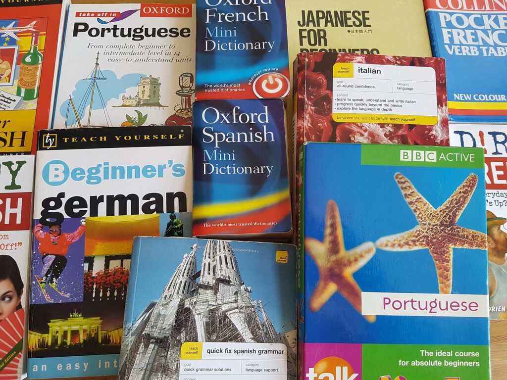 g1cf70e86b7d73b8a9c7f2595cfe444d7298c73e010adbe9cc4eb232328cbe86432c7e699b45ca54f6e68ce3ea7f68e16a33930e1d21044ec8038ffd28ba16f6f_1280 language, learning, books, education, learn, study, foreign, translation, knowledge, communication, international, spanish, book, dictionary, travel, studying, speech, country, french, german, italian, phrasebook, france, translator, communicate, countries, japanese, translation, translation, translation, translation, translation, translator